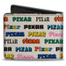 Bi-Fold Wallet - PIXAR Typography Collage White Multi Color Bi-Fold Wallets Disney   