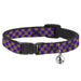 Cat Collar Breakaway - Checker Purple Gold Breakaway Cat Collars Buckle-Down   