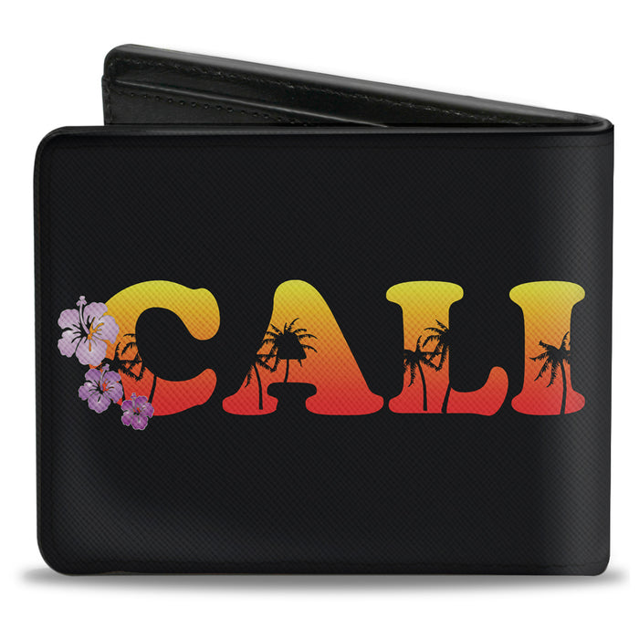 Bi-Fold Wallet - CALI Tropical Black Multi Color Bi-Fold Wallets Buckle-Down   
