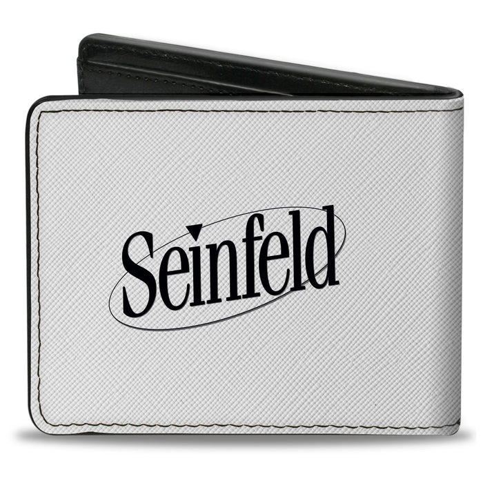 Bi-Fold Wallet - Seinfeld Street Signs THE NEXUS OF THE UNIVERSE + Logo White Black Red Green Bi-Fold Wallets Seinfeld   