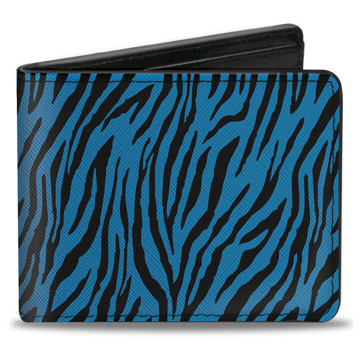 Bi-Fold Wallet - Zebra 2 Turquoise Bi-Fold Wallets Buckle-Down   