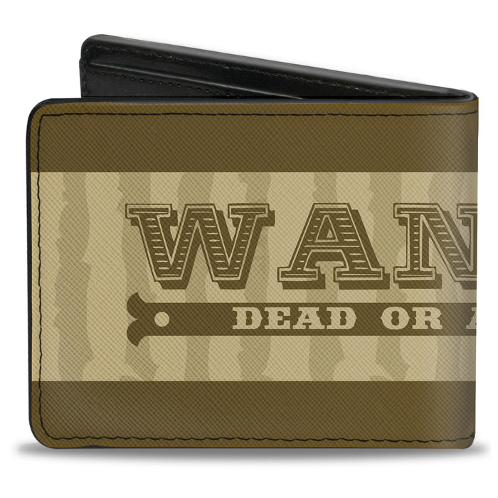 Bi-Fold Wallet - WANTED-DEAD OR ALIVE Star Tans Bi-Fold Wallets Buckle-Down   