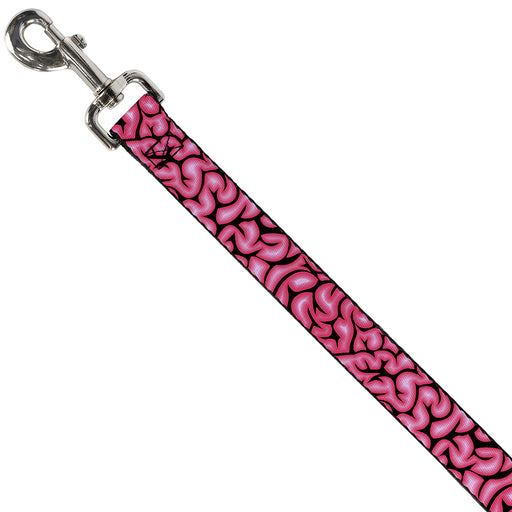 Dog Leash - Brains Black/Pink Dog Leashes Buckle-Down   