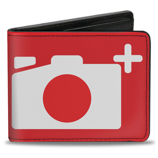 Bi-Fold Wallet - Camera Red White Bi-Fold Wallets Buckle-Down   