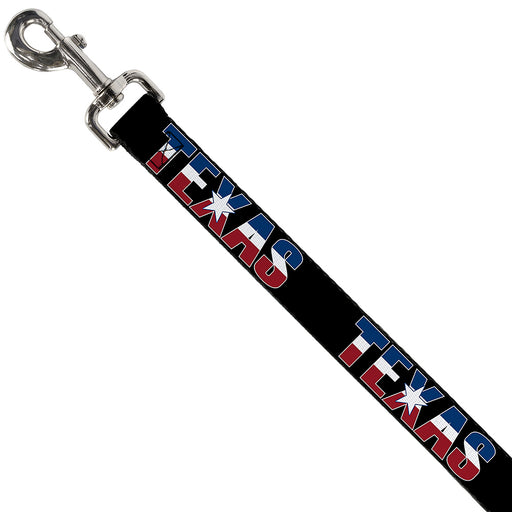 Dog Leash - TEXAS w/Star Black/White/Blue/Red Dog Leashes Buckle-Down   