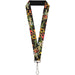 Lanyard - 1.0" - Death or Glory CLOSE-UP Black Lanyards Buckle-Down   