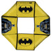 Dog Toy Squeaky Octagon Flyer - Batman JL Rebirth Pose Bat Icon Yellow Dog Toy Squeaky Octagon Flyer DC Comics   