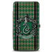 Hinged Wallet - SLYTHERIN Crest Stripes Diamonds Greens Black Hinged Wallets The Wizarding World of Harry Potter Default Title  