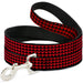 Dog Leash - Mini Hearts Black/Red Dog Leashes Buckle-Down   