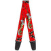 Guitar Strap - Lucky Red Guitar Straps Buckle-Down   