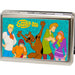 Business Card Holder - LARGE - SCOOBY-DOO Group Pose "?" FCG Turquoise Metal ID Cases Scooby Doo   