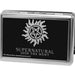 Business Card Holder - LARGE - Winchester Pentagram SUPERNATURAL-JOIN THE HUNT Reverse Brushed Metal ID Cases Supernatural   