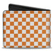 Bi-Fold Wallet - Checker White TN Orange Bi-Fold Wallets Buckle-Down   