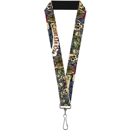 Lanyard - 1.0" - Trust No One Gray Lanyards Buckle-Down   