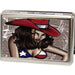 Business Card Holder - LARGE - Fuck Texas Part I FCG Metal ID Cases Sexy Ink Girls   