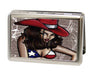 Business Card Holder - LARGE - Fuck Texas Part I FCG Metal ID Cases Sexy Ink Girls   