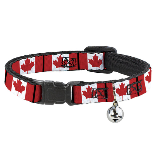 Cat Collar Breakaway - Canada Flags Breakaway Cat Collars Buckle-Down   