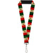 Lanyard - 1.0" - Mexico Flag Distressed Lanyards Buckle-Down   