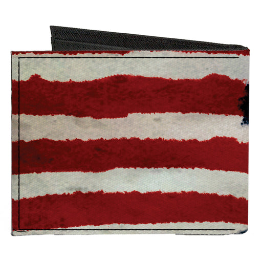 Canvas Bi-Fold Wallet - Stars & Stripes Painting Canvas Bi-Fold Wallets Buckle-Down   