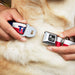 Dog Bone Seatbelt Buckle Collar - Texas Flag/TEXAS Seatbelt Buckle Collars Buckle-Down   
