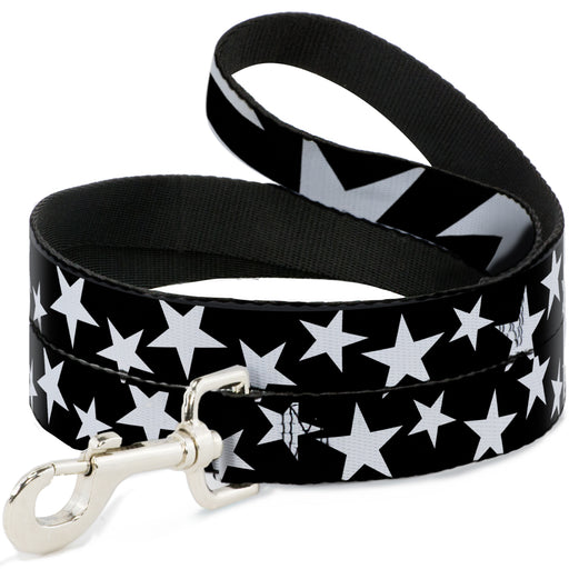 Dog Leash - Multi Stars Black/White/Black/White Outline Dog Leashes Buckle-Down   