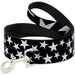 Dog Leash - Multi Stars Black/White/Black/White Outline Dog Leashes Buckle-Down   