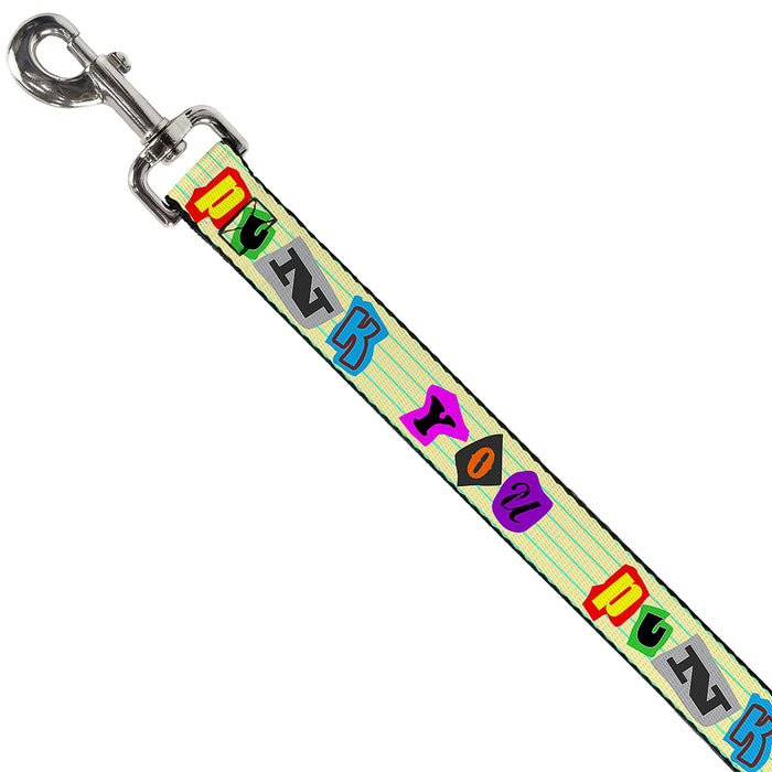 Dog Leash - Punk You Legal Pad/Full Color Dog Leashes Buckle-Down   