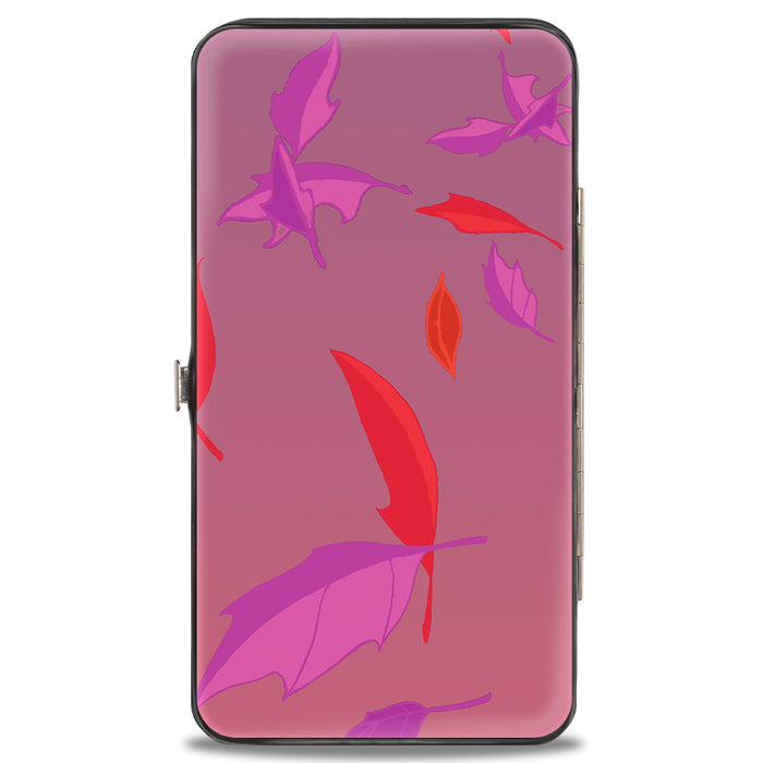 Hinged Wallet - Pocahontas Colors of the Wind Pose Leaves Pinks Hinged Wallets Disney   