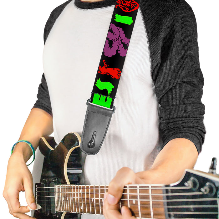 Guitar Strap - I "HEART" Zombies Guitar Straps Buckle-Down   