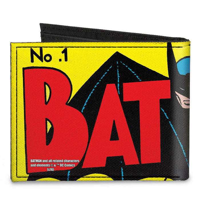 Canvas Bi-Fold Wallet - Classic BATMAN Issue #1 Robin & Batman Logo CLOSE-UP Cover Pose Canvas Bi-Fold Wallets DC Comics   