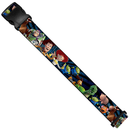 Luggage Strap - Toy Story Characters Running Denim Rays Luggage Straps Disney   