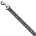 Dog Leash - Sleeve Skulls Black/Gray Dog Leashes Buckle-Down   