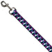 Dog Leash - Peaks Turquoise/Fuchsia/Black/White Dog Leashes Buckle-Down   