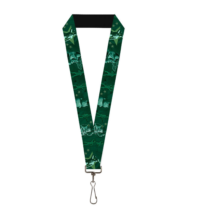 Lanyard - 1.0" - Woody & Friends KEEP CALM & REACH FOR THE SKY Blues Lanyards Disney   