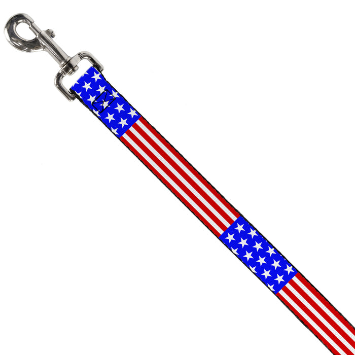 Dog Leash - Americana Stars & Stripes3 Red/White/Blue Dog Leashes Buckle-Down   