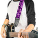 Guitar Strap - Crystals Purples Guitar Straps Buckle-Down   