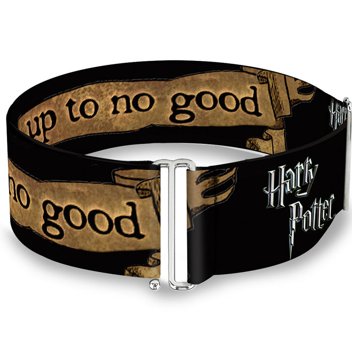 Cinch Waist Belt - Harry Potter I SOLEMNLY SWEAR I AM UP TO NO GOOD Banner Black Tan Womens Cinch Waist Belts The Wizarding World of Harry Potter REGULAR - 23-44"  