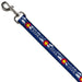 Dog Leash - Colorado ASPEN Flag/Snowy Mountains Weathered2 Blue/White/Red/Yellows Dog Leashes Buckle-Down   