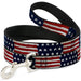 Dog Leash - Stars & Stripes Painting Dog Leashes Buckle-Down   
