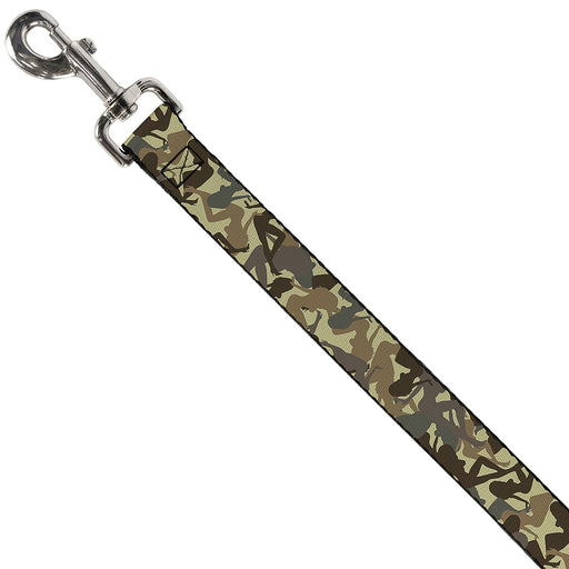 Dog Leash - Mud Flap Girls Camo Browns Dog Leashes Buckle-Down   