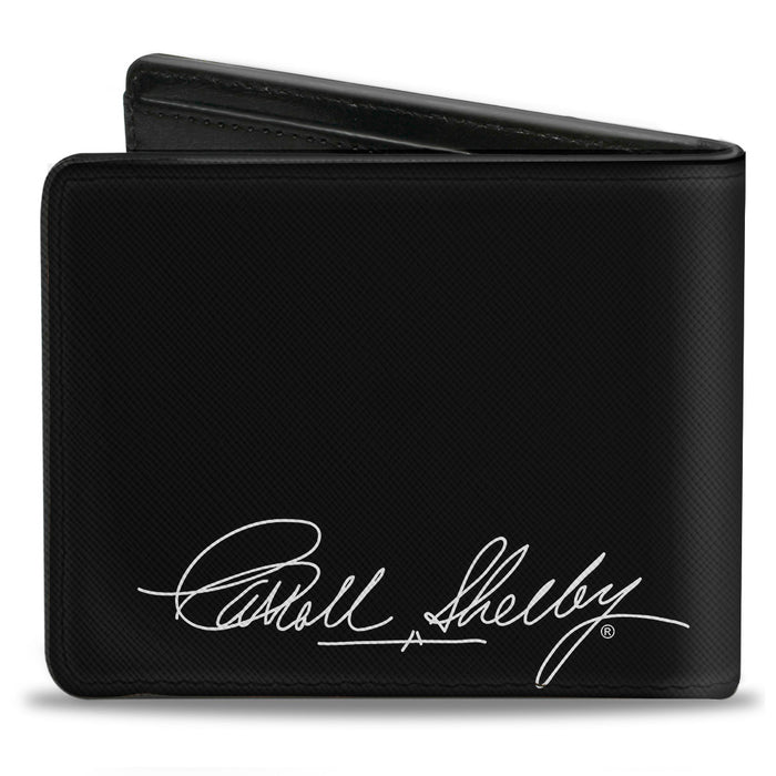 Bi-Fold Wallet - SHELBY Tiffany Split + Signature Black White Bi-Fold Wallets Carroll Shelby   