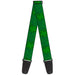 Guitar Strap - St Pat's Clovers Scattered2 Outline Solid Greens Guitar Straps Buckle-Down   