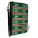 Women's PU Zip Around Wallet Rectangle - Ugly Christmas Sweater Stitch Moose Snowflakes Reds Greens Clutch Zip Around Wallets Buckle-Down   