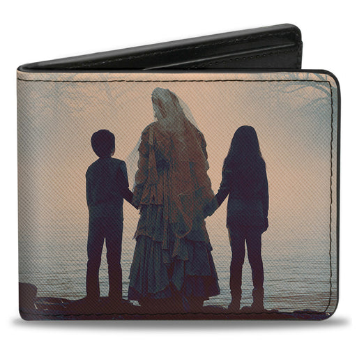 Bi-Fold Wallet - The Curse of La Llorona River Pose with Children + Screaming Pose Logo Bi-Fold Wallets Warner Bros. Horror Movies   