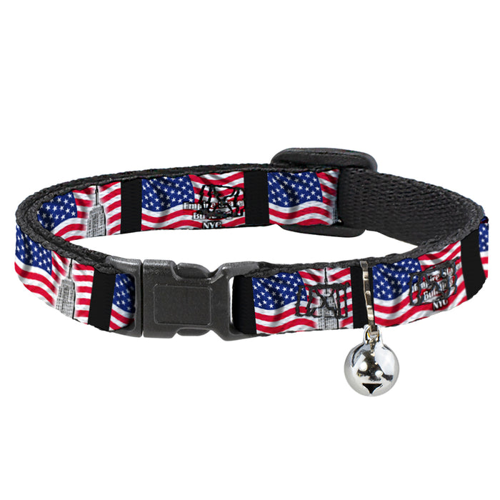 Cat Collar Breakaway - Empire State Building NYC Breakaway Cat Collars Buckle-Down   