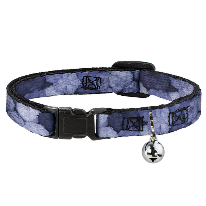 Cat Collar Breakaway - Vivid Floral Collage2 Blues Breakaway Cat Collars Buckle-Down   