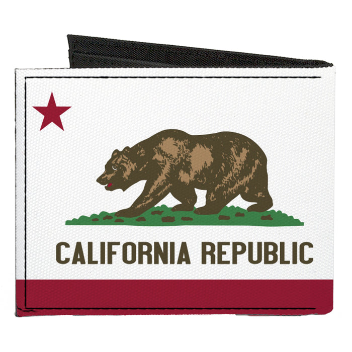 Canvas Bi-Fold Wallet - California Flag Canvas Bi-Fold Wallets Buckle-Down   