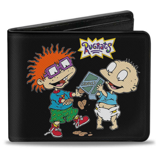 Bi-Fold Wallet - RUGRATS Chuckie & Tommy w Cookies Bi-Fold Wallets Nickelodeon   