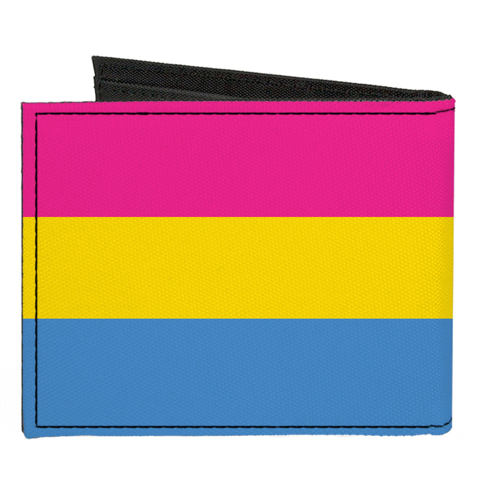 Canvas Bi-Fold Wallet - Flag Pansexual Pink Yellow Blue Canvas Bi-Fold Wallets Buckle-Down   
