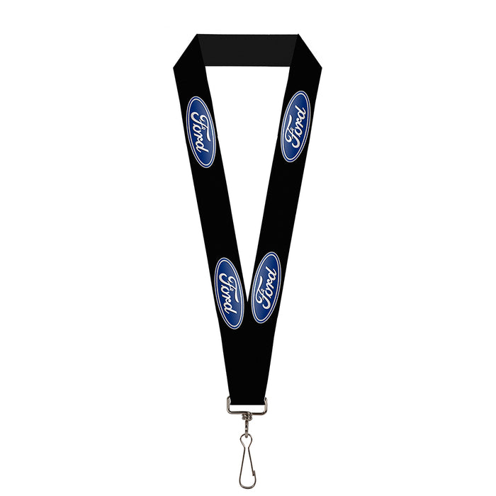 Lanyard - 1.0" - Ford Oval Logo REPEAT Lanyards Ford   